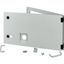 Opening metal front plate for drawer, NZM, ventilated, H=300mm, IP31, grey thumbnail 2