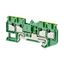 Ground multi conductor DIN rail terminal block with 4 push-in plus con thumbnail 2