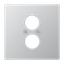 Centre plate for 2 loudsp. or BNC socket AL2962-2 thumbnail 1