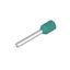 Wire-end ferrule, insulated, 10 mm, 8 mm, Turquoise thumbnail 1