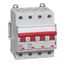 Remote trip head isolating switch DX-IS - visible load break - 4P - 400V~ - 63 A thumbnail 1