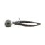 Pushbutton, Flat, momentary, 1 NC, Cable (black) with non-terminated end, 4 pole, 3.5 m, Without button plate, Bezel: titanium thumbnail 11