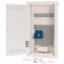 Hollow wall compact distribution board, multimedia, 3-rows, flush sheet steel door thumbnail 3