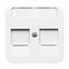 1800-214 CoverPlates (partly incl. Insert) carat® Alpine white thumbnail 3