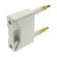 Fuse-holder, LV, 20 A, AC 690 V, BS88/A1, 1P, BS, back stud connected, white thumbnail 7