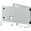 Opening metal front plate for drawer, NZM, ventilated, H=300mm, IP31, grey thumbnail 4