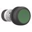 Pushbutton, Flat, maintained, 1 N/O, Screw connection, green, Blank, Bezel: black thumbnail 7