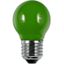 LED E27 Fila Ball G45x75 230V 1W AC Green Non-Dim thumbnail 2