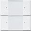 6736/01-84 CoverPlates (partly incl. Insert) Remote control Studio white thumbnail 1