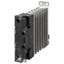 Solid-state relay, 1 phase, 23A, 100-480V AC, with heat sink, DIN rail thumbnail 1