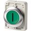 Illuminated pushbutton actuator, RMQ-Titan, flat, maintained, green, inscribed, Front ring stainless steel thumbnail 4