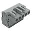 1-conductor female connector, angled CAGE CLAMP® 2.5 mm² gray thumbnail 1