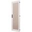 Door to switchgear area, transparent, IP55, HxW=2000x1000mm, grey thumbnail 1
