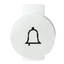 LENS WITH ILLUMINATED SYMBOL FOR COMMAND DEVICES - RINGER - SYMBOL BELL - SYSTEM WHITE thumbnail 1