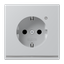 Schuko socket with LED pilot light AL1520-OLNW thumbnail 2