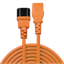 0.5m C14 to C13 Mains Extension Cable, orange IEC C14 Connector to IEC C13 Connector thumbnail 2