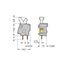 Stackable PCB terminal block push-button 2.5 mm² light gray thumbnail 3