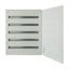 Complete surface-mounted flat distribution board, white, 33 SU per row, 5 rows, type C thumbnail 2