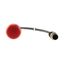 Indicator light, Flat, Cable (black) with M12A plug, 4 pole, 1 m, Lens Red, LED Red, 24 V AC/DC thumbnail 7