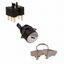 Selector switch, round, key-type, 2 notches,SPDT switch unit, maintain thumbnail 1