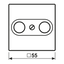 Centre plate for TV-FM-SAT socket A561PLTVAL thumbnail 5