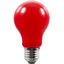 LED E27 Fila GLS A60x105 230V 1W AC Red Non-Dim thumbnail 1