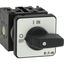 On-Off switch, T0, 20 A, flush mounting, 3 contact unit(s), 6 pole, with black thumb grip and front plate thumbnail 20