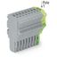 1-conductor female connector Push-in CAGE CLAMP® 1.5 mm² gray, green-y thumbnail 2