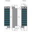 Matrix patchboard 32-pole Marking 33-64 dark gray thumbnail 1