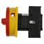 On-Off switch, P1, 40 A, flush mounting, 3 pole, Emergency switching off function, With red rotary handle and yellow locking ring, Lockable in the 0 ( thumbnail 27