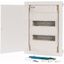 Hollow wall compact distribution board, 2-rows, flush sheet steel door thumbnail 8