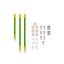 CZL62 U Earthing set, 15 mm x 125 mm x 280 mm thumbnail 8