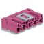 Plug for PCBs angled 5-pole pink thumbnail 5