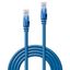 0.5m Cat.6 U/UTP Network Cable, Blue RJ45, M/M, 250MHz, Copper thumbnail 2