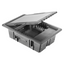 UNDERFLOOR OUTLET BOX - WITH STAINLESS STEEL COVER - 10 MODULES SYSTEM thumbnail 1