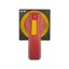 CCP2-H4X-R3L 4.5IN LH HANDLE 12MM RED/YELLOW thumbnail 1