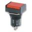 Pushbutton, illuminated, rectangular, IP65, black thumbnail 1