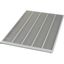 Grid / metal braiding IP4X for rear walls, 5 columns, grey thumbnail 2