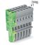 1-conductor female connector CAGE CLAMP® 4 mm² gray, green-yellow thumbnail 3