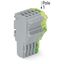 1-conductor female connector Push-in CAGE CLAMP® 1.5 mm² gray, green-y thumbnail 2