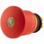Emergency stop/emergency switching off pushbutton, RMQ-Titan, Palm-tree shape, 45 mm, Non-illuminated, Pull-to-release function, Red, yellow, with mec thumbnail 4