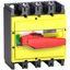 switch disconnector, Compact INS500 , 500 A, with red rotary handle and yellow front, 3 poles thumbnail 3