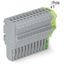 1-conductor female connector Push-in CAGE CLAMP® 1.5 mm² gray, green-y thumbnail 1