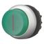 Illuminated pushbutton actuator, RMQ-Titan, Extended, maintained, green, inscribed, Bezel: titanium thumbnail 2