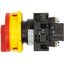 Main switch, T3, 32 A, flush mounting, 1 contact unit(s), 2 pole, Emergency switching off function, With red rotary handle and yellow locking ring, Lo thumbnail 39