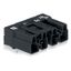 Plug for PCBs angled 4-pole black thumbnail 2