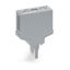 Empty component plug housing Type 11 20 mm wide gray thumbnail 1