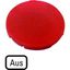 Button plate, flat red, OFF thumbnail 5