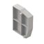 End and partition plate for terminals, 74 mm x 15 mm, grey thumbnail 1