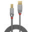 1m USB 2.0 Type A to B Cable, Cromo Line USB Type A Male an B Male thumbnail 2